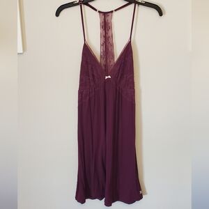 Victoria's Secret Purple Lace Chemise